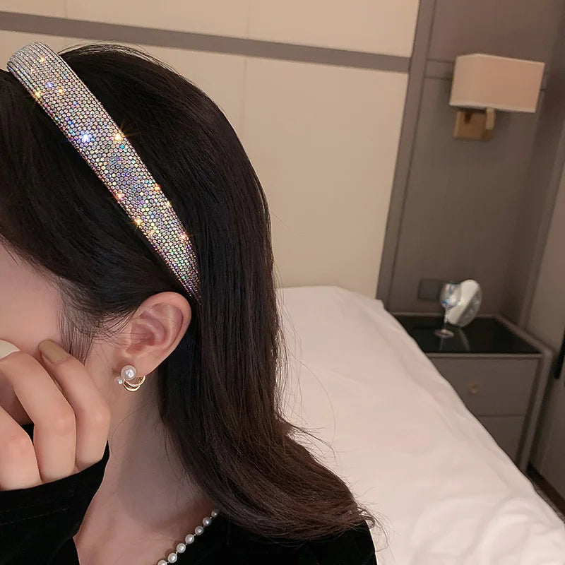 Sparkling Rhinestone Headband for Women Hair Accessories