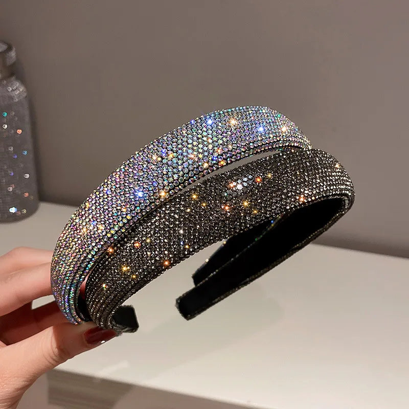 Sparkling Rhinestone Headband for Women Hair Accessories