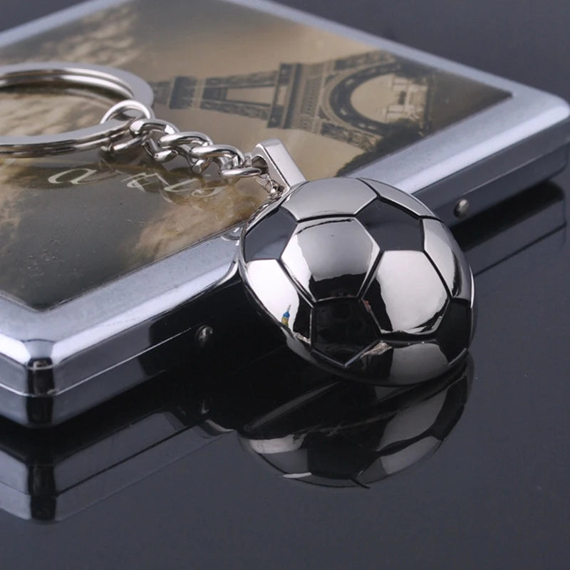 Funny Football Keychain Engraving Letter Personalized Keyring