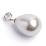 12x16mm South Sea Shell Pearl Drop Pendant