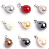 12x16mm South Sea Shell Pearl Drop Pendant