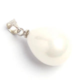 12x16mm South Sea Shell Pearl Drop Pendant