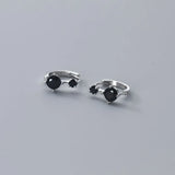 18K Plated CZ Zircon Clip Earrings for Women