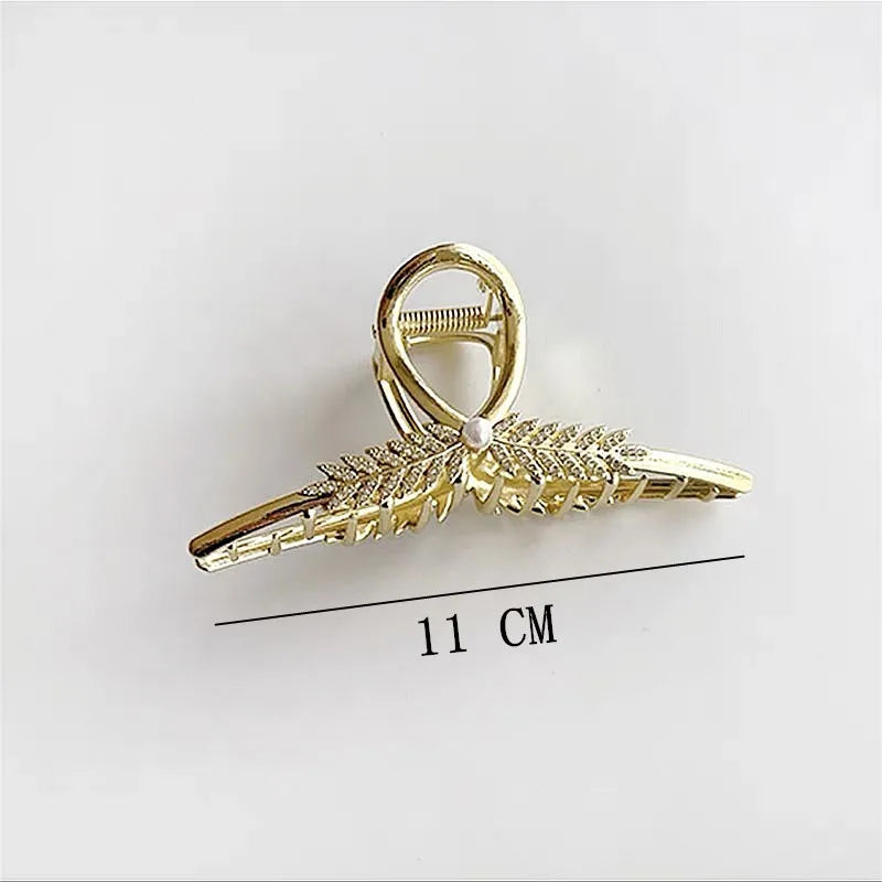 Geometric Metal Hair Claw Clips for Women Vintage Hairclip