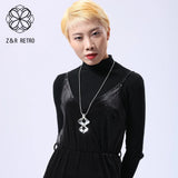 Geometric Pendant Necklace Chain for Women