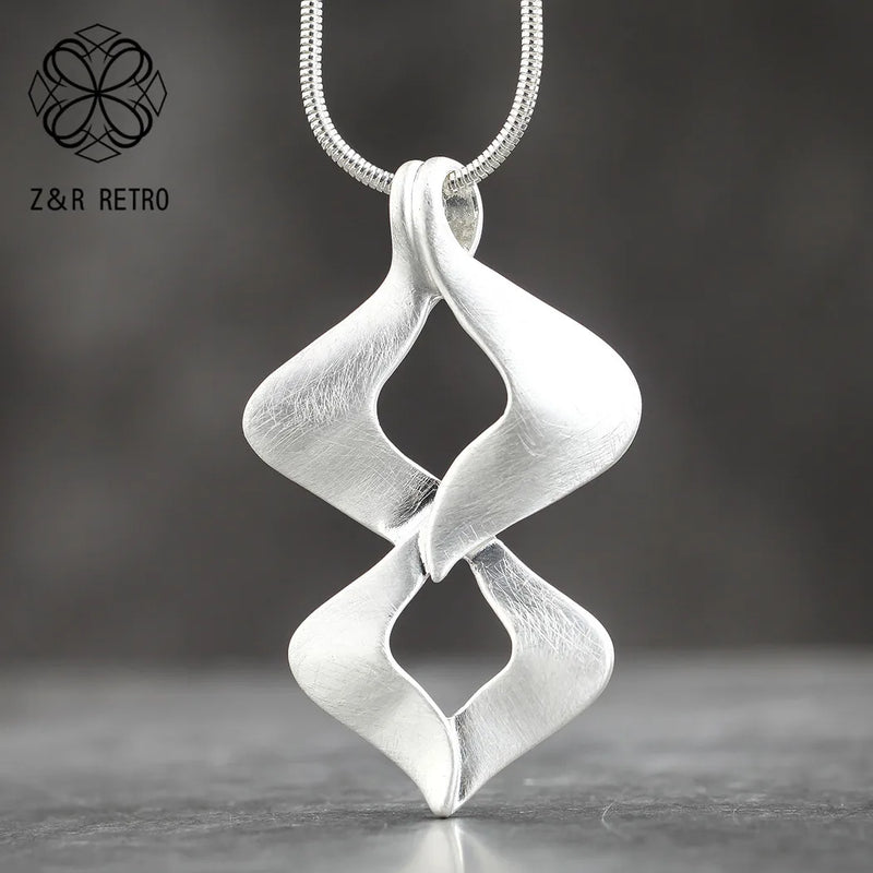 Geometric Pendant Necklace Chain for Women