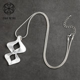 Geometric Pendant Necklace Chain for Women