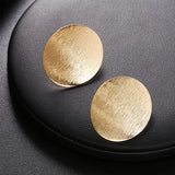 Geometric Punk Heart Shape Clip Earrings for Women