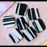 Square Resin Jewelry Charms 25*25mm 30pcs