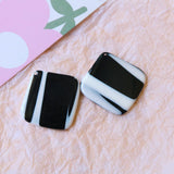 Square Resin Jewelry Charms 25*25mm 30pcs