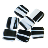 Square Resin Jewelry Charms 25*25mm 30pcs