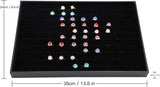 Velvet Stackable Jewelry Organizer Tray Display Case