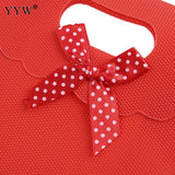 Plastic Gift Wrap Bags with Satin Ribbon