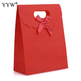 Plastic Gift Wrap Bags with Satin Ribbon