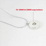 Ginger Snaps Necklace Jewelry 18mm Snap Button DIY Jewelry 20pcs