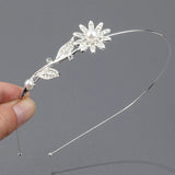Crystal Rhinestone Hair Ornament Tiaras Pearl Princess Headband Crowns