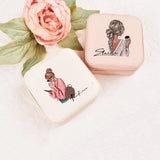 Personalized Girls Name Jewelry Case Organizer