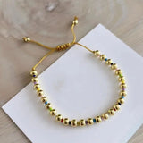 Glamour Drip Oil Heart Smiley Bracelet