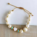 Glamour Drip Oil Heart Smiley Bracelet
