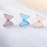 Crystal Anti-glare Brooch Small Collar Pin Medium Size