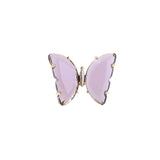 Crystal Anti-glare Brooch Small Collar Pin Medium Size