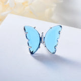 Crystal Anti-glare Brooch Small Collar Pin Medium Size