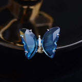 Crystal Anti-glare Brooch Small Collar Pin Medium Size