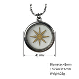 Glass Pendant Necklace for Men and Women