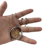 Glass Pendant Necklace for Men and Women