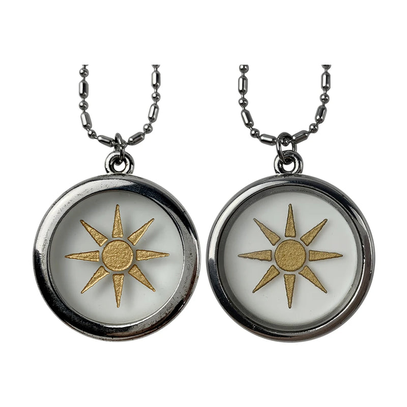 Glass Pendant Necklace for Men and Women