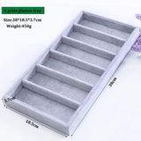 Gray Sunglasses Display Box Jewelry Organizer Tray
