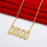 Europe America Alloy DISCO Necklaces Woman Man