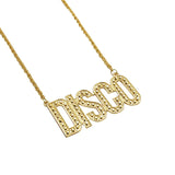 Europe America Alloy DISCO Necklaces Woman Man