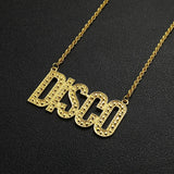 Europe America Alloy DISCO Necklaces Woman Man