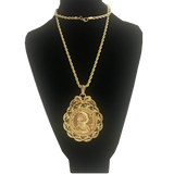 Head Pendant Jewelry Chain Metal Belt Arab Pendant Necklaces Chains