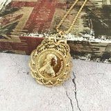 Head Pendant Jewelry Chain Metal Belt Arab Pendant Necklaces Chains