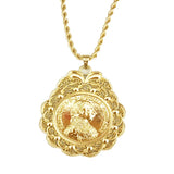 Head Pendant Jewelry Chain Metal Belt Arab Pendant Necklaces Chains