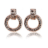 Large Round Ear Clip Punk Rock Jewelry Geometric Clip Earrings