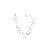 Punk Circle Thick Chain Choker Necklace for Women Men
