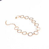 Punk Circle Thick Chain Choker Necklace for Women Men