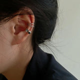 Pearl CZ Cross Clip Earrings No Piercing for Women Girls
