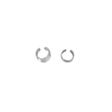 Pearl CZ Cross Clip Earrings No Piercing for Women Girls