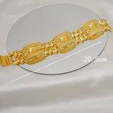 Square Flower Bracelets For Women Crystal Jewelry Charm Party Gift