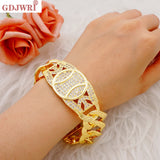 Square Flower Bracelets For Women Crystal Jewelry Charm Party Gift