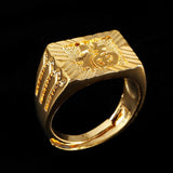 Lucky Ring Men's Luck Chinese Adjustable Ring
