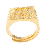 Lucky Ring Men's Luck Chinese Adjustable Ring