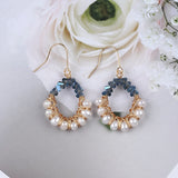 Plated Small Real Pearl Earrings