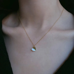 S925 Sterling Silver Heart Pendant Necklace for Women