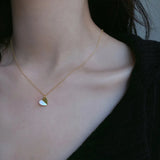 S925 Sterling Silver Heart Pendant Necklace for Women