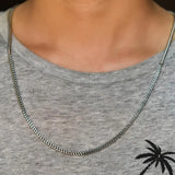 Gold/Steel Mens Box Necklace Chain Stainless Steel Chain For Women